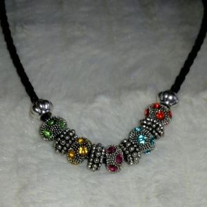 Multicolored Charm Necklace